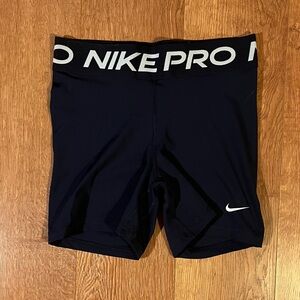 Nike Pro Navy Bike Shorts Size S